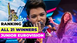 Ranking All 21 Junior Eurovision Winners [upl. by Dmitri]