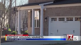 Raleigh Durham make list of hottest housing markets in the US [upl. by Fischer258]