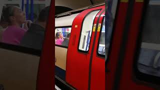 Rush Hour Arrival London Tube Pulls Into Waterloo Station [upl. by Adil270]