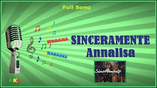 Sinceramente  Annalisa  Karaoke Brano completo  Testo  Kodana Karaoke [upl. by Reld]