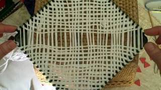 Bias Weaving on the Potholder Loom by Noreen CroneFindlay cAVI [upl. by Okkin]