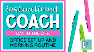 Day In the Life as an Instructional Coach  Morning Routine and Office Set Up [upl. by Moshe593]