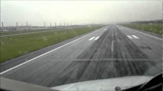 SBGL RWY15  Galeão APPROACH ILS LIGHT RAIN [upl. by Adnof]