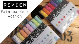 REVIEW  Paint markers Action [upl. by Gusta]