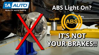 ABS Light on In Your Car or Truck Is it Bad Brakes or Can it Be the Wheel Bearings Fault [upl. by Eelyk]