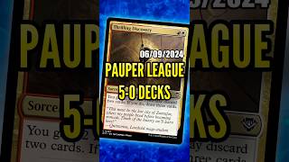 UNDEFEATED MTG Pauper League Decklists 20240904 davidroyale pauper paupermtg [upl. by Enimrac]