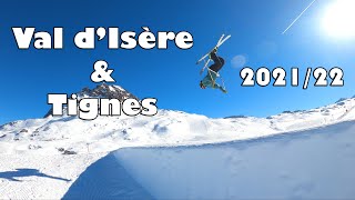 Val dIsère and Tignes 202122  Skiing and Snowboarding Edit [upl. by Sass]