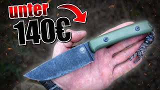 MEIN EIGENES MESSER für unter 140€  Outdoor Bushcraft Survival Messer Review deutsch 4K [upl. by Tingley]