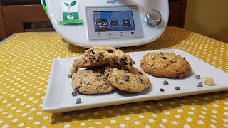 Biscotti cookies con gocce di cioccolato per bimby TM6 TM5 TM31 [upl. by Bertolde519]