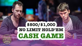 Super High Roller Bowl Europe Series  5001000 Texas Holdem Cash Game [upl. by Ruenhs]