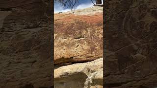 An Avanyu amp a Creature in Petroglyph Form at the Pueblo Blanco Ruins in the Galisteo Basin of NM [upl. by Shargel]