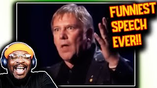 LMAO  Alex Lifeson RUSH Rock amp Roll Hall of Fame Acceptance Speech  REACTION [upl. by Aros]