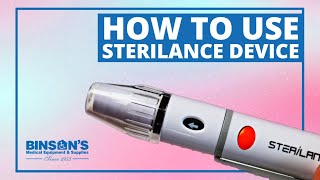 How to use the STERILANCE Lancet Device [upl. by Zilef]