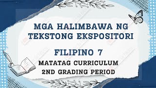 MGA HALIMBAWA NG TEKSTONG EKSPOSITORI ARALIN SA FILIPINO [upl. by Tomkin]