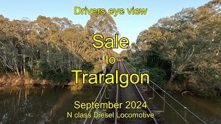 Drivers eye view Sale to Traralgon N class Sep 2024 [upl. by Ivory657]