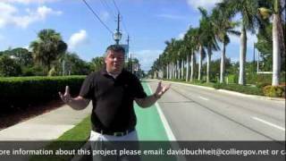 Green Bike Lanes in Naples Florida [upl. by Oakley]