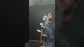 smoke ringger vaping hookah bar tricks😱 shorts vapelife airvaping [upl. by Annonyw]