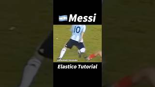 Messi Elastico Tutorial！football footballshorts footballskills [upl. by Kulsrud]