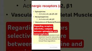 Epinephrine vs norepinephrine [upl. by Perlie]