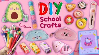 11 DIY Best School Crafts  BACK TO SCHOOL HACKS  Easy and Cute School Supplies diy schoolcrafts [upl. by Akenet]