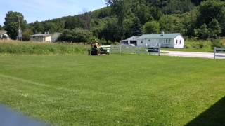 Mowing with the John Deere 2305 [upl. by Haida]