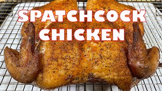 How to Spatchcock a chicken  Dry Brined  Juicy Chicken [upl. by Lednahc324]