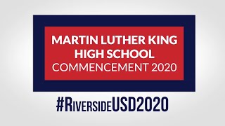 2020 Martin Luther King High School Virtual Graduation Ceremony [upl. by Marice]