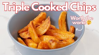 How To Make PERFECT CRUNCHY Triple Cooked Chips [upl. by Laden]