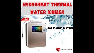 HydroHeat Thermal Water Ionizer pH and ORP Demonstration [upl. by Tekla529]