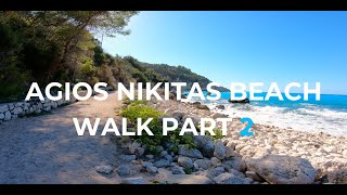 Agios Nikitas Beach Walk Lefkada PART 2 [upl. by Laurance]