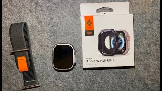 Installing Spigen Rugged Armor Case on my Apple Watch Ultra [upl. by Lienhard]