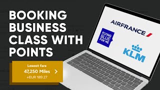 Redeeming points and miles for Air France or KLM business class  Flying Blue [upl. by Carl828]