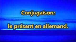 Conjugaison le présent en allemand [upl. by Ellac]