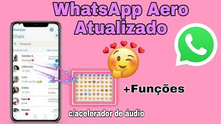 WHATSAPP AERO🔥ATUALIZADO 2021 [upl. by Song]