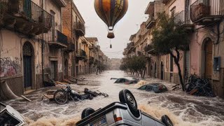 Chaos in Greece Bora storm washes away the island of Lemnos [upl. by Kariotta]