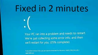 how to solve your pc ran into problem needs to restart we are collecting some error info [upl. by Eisseb]