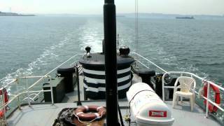 Entering Gownaus Bay on the tugboat Thornton Brothers [upl. by Anaek241]