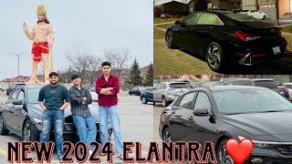 At last hamari gaddi bi aa gayi❤️ All new elantra luxury 2024 [upl. by Najram]