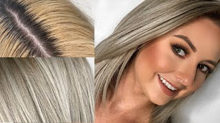 DIY ASH BLONDE [upl. by Ahsyle]