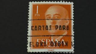 Postage stamp Espana Correos Price 1 pta [upl. by Maharva]