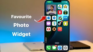 How to set Favourite Photo Widget in iPhone  Favourite Photo widget in Homescreen [upl. by Elisabetta]