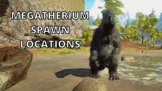 ARK Lost Island  Megatherium Spawn Locations [upl. by Lyns]