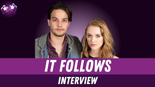 It Follows Cast Interview Maika Monroe amp Daniel Zovatto [upl. by Oetam]