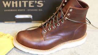 Whites Boots  Springdale RETURNS 9D C461 Last Seidel British Tan Double Shot leather [upl. by Kcirdes]