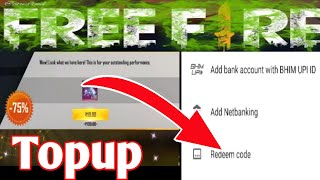 how to free fire top up redeem code tamil  Free Fire Lover [upl. by Ecinej461]