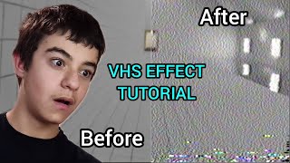 Vhs Effect Tutorial on Pc [upl. by Conlen]