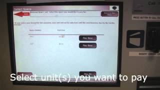 A Space Place Storage  How to Make a Payment 247 with our Automated Kiosk [upl. by Aseret]