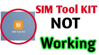 How To Fix SIM Tool KIT Not Working in Android Mobile [upl. by Ayak]