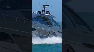 Epic entry of Pershing 9X yacht [upl. by Diskin]