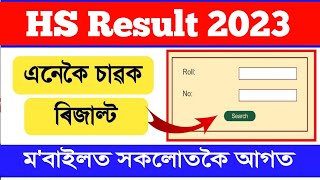 HS Result Check 2023 Assam  how to check ahsec result 2023  hs final exam 2023 result date [upl. by Lance469]